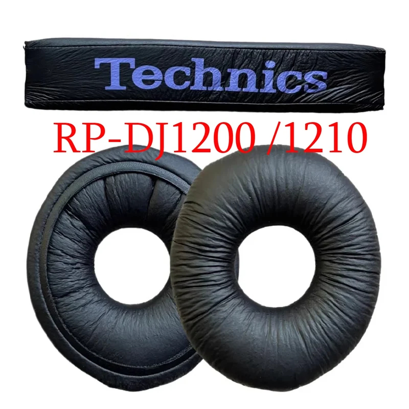 Suitable for TECHNICS RP DJ1200 Headphone Cushion Foam Cover RP-DJ1210 Ear Pads RP-DH1200