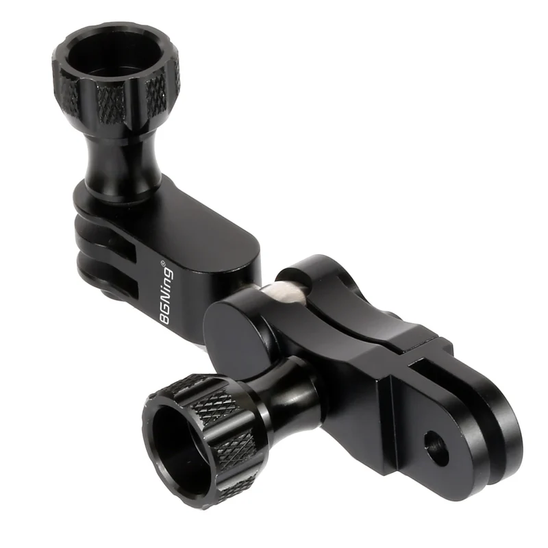 Universal Aluminum Arm Adapter Mount Bracket Connector W/ Knob 1/4'' Inch Screw for GoPro for OSMO Action YI Sports DSLR Cameras