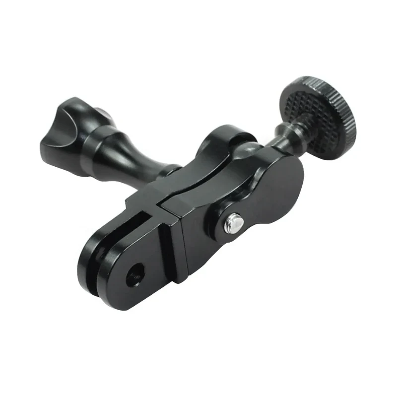 Universal Aluminum Arm Adapter Mount Bracket Connector W/ Knob 1/4'' Inch Screw for GoPro for OSMO Action YI Sports DSLR Cameras
