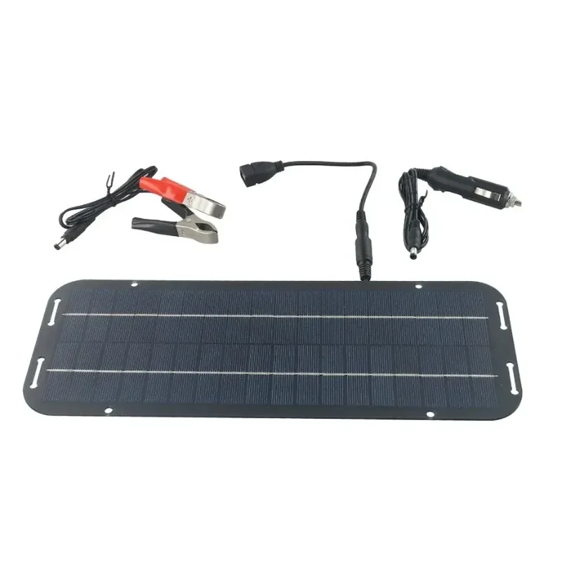 60W 12V Solar Car Battery Charger High Efficiency IP65 Waterproof Solar Panel with Reverse Protection for Caravan Boat Battery
