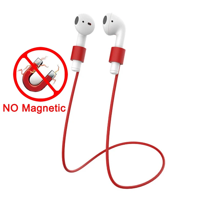 Silicone Wireless Bluetooth Headphone Neck Strap Cord String For AirPods Pro 1 2 3 Magnetic Anti-Lost Silicone Earphones Rope