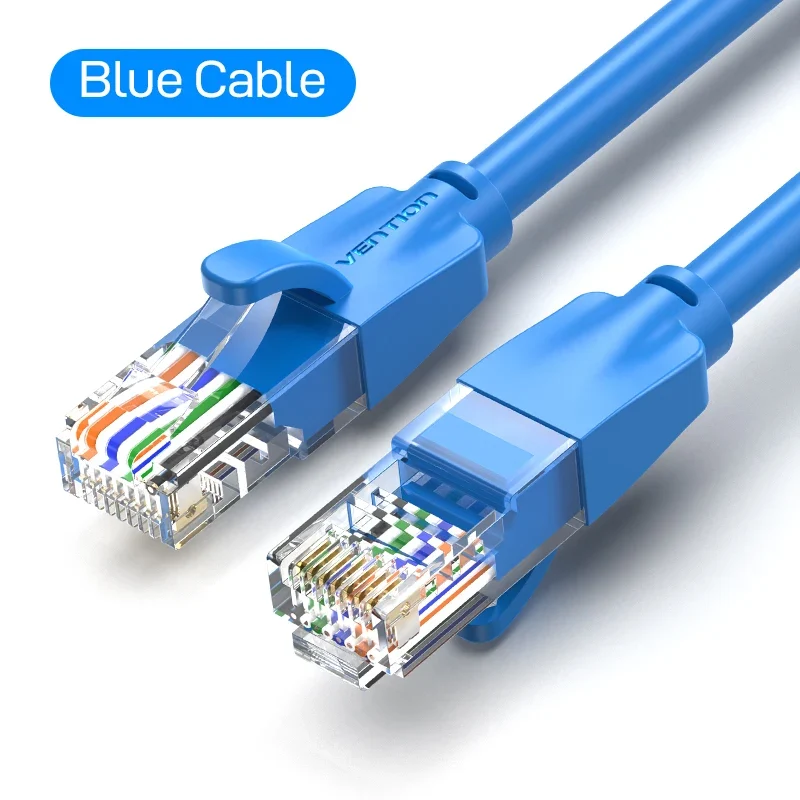Vention Colour Ethernet Cable Cat 6 Network Cable 4 Twisted Pair Patch Cord RJ45 Internet UTP Cat6 Lan Cable for Laptop Router