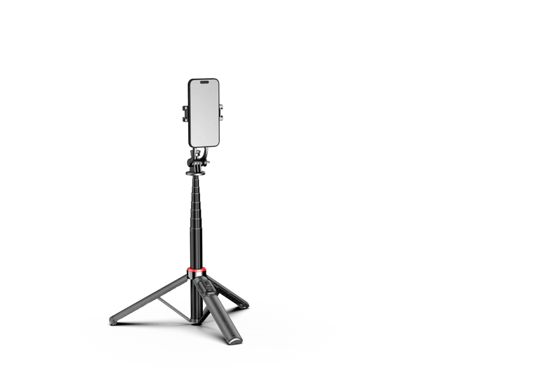 C20 Magnetic Selfie Stick Tripod for iPhone 12-16 Pro Max Travel Stand with Magsafe Phone Clamp for Android Smartphone