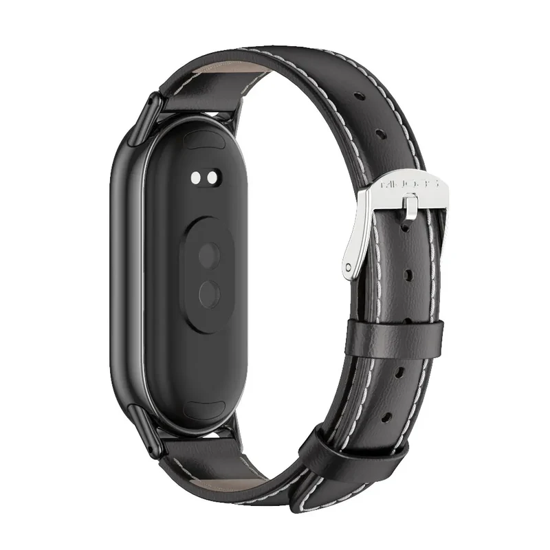 Strap for Xiaomi Mi Band 10 9 8 Bracelet Fashion Leather Replacement Wristband Miband 8 NFC Correa Mi Smart Band 8 9 Wrist Strap