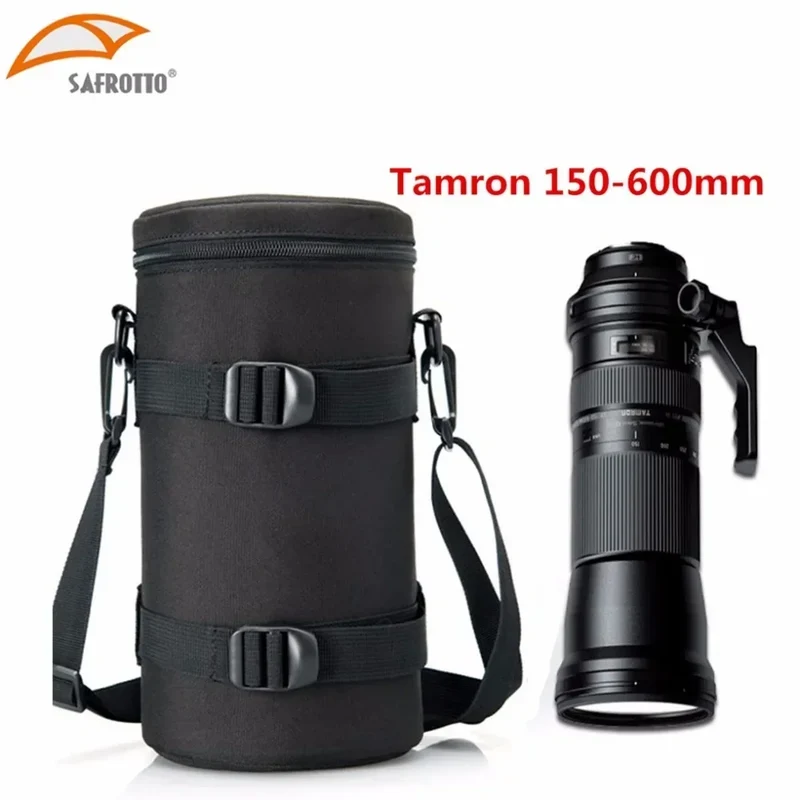 13x29.5cm Camera Lens Pouch Case Bag for Tamron 150-600mm Sigma 150-600 60-600mm, 150-500 & Nikon 200-500mm lenses