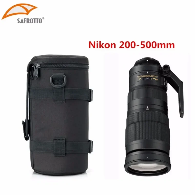 13x29.5cm Camera Lens Pouch Case Bag for Tamron 150-600mm Sigma 150-600 60-600mm, 150-500 & Nikon 200-500mm lenses