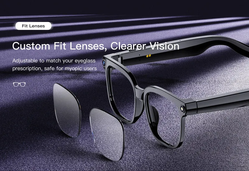 2026 4K 8MP Smart Glasses Men HD Camera 150+Language Translation ChatGPT WIFI Video Recording Bluetooth CallAudio Glasses Women