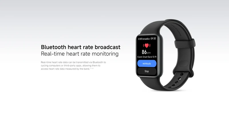 Global Version Xiaomi Smart Band 10 Pro 1.74'' AMOLED Bluetooth Smartwatch GPS Health Monitoring Fitness Tracker Miband Bracelet