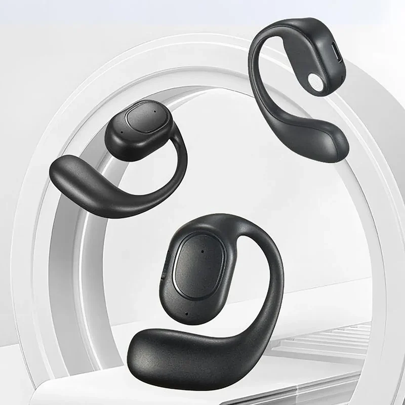 Wireless Over Ear Earbud Open-Ear Headphone with Water Resistance Long-Lasting Battery Earphone for Running Cycling Driving