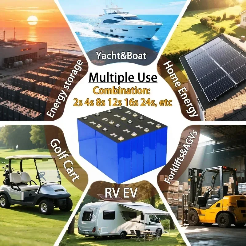 3.2V 360ah 340ah 100ah Lifepo4 Grade A battery 3C high-power energy storage rechargeable battery IY olf solar energy camping