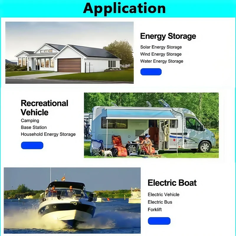 3.2V 360ah 340ah 100ah Lifepo4 Grade A battery 3C high-power energy storage rechargeable battery IY olf solar energy camping