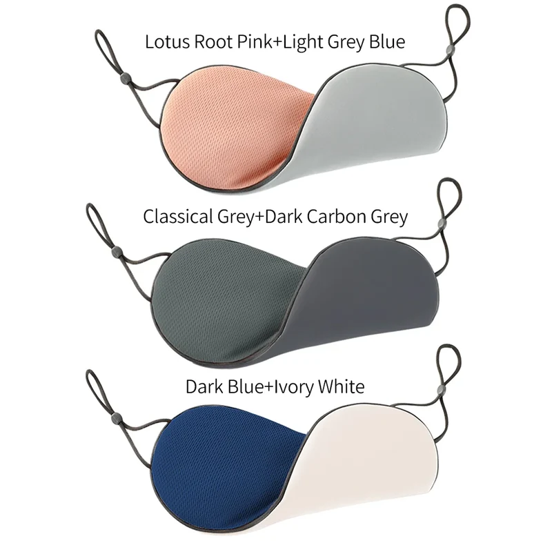 Jordan&Judy Sleeping Eyes Mask Warm and Cool Double-sided Available with Adjustable Strap Blocks Light Reduces Puffy Eyes Gifts