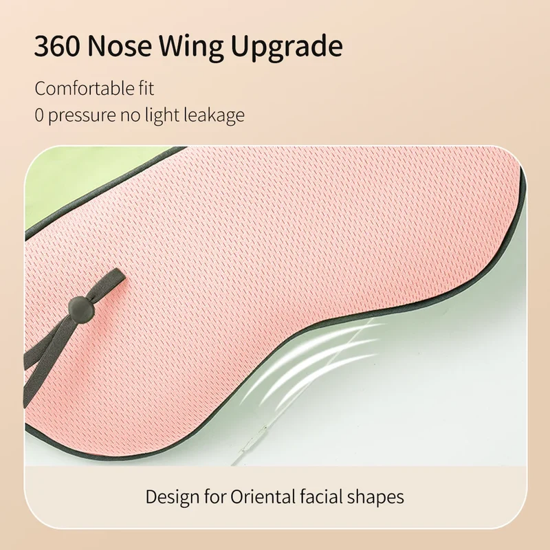 Jordan&Judy Sleeping Eyes Mask Warm and Cool Double-sided Available with Adjustable Strap Blocks Light Reduces Puffy Eyes Gifts