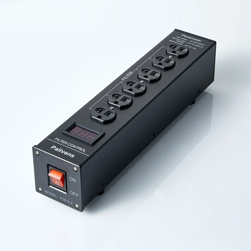 Pailvens power filter power board high fidelity isolation anti-interference filter socket, LCD screen surge protection model P30
