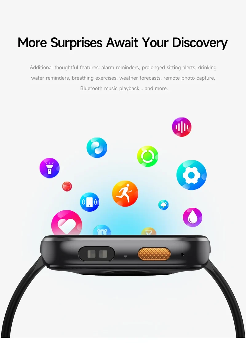 2026 2.04-inch Ultra Smart Watch 1000mAh High Capacity Battery Outdoor Sports Fitness Health Monitoring Smartwatch For Men Women