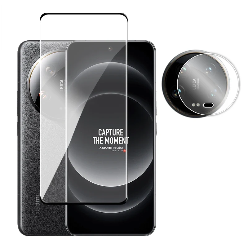 For Xiaomi 14 Ultra 5G Glass Full Cover 3D Curved Screen Protector Xiaomi 13 14 Ultra Tempered Glass For Xiaomi 14 Ultra Film