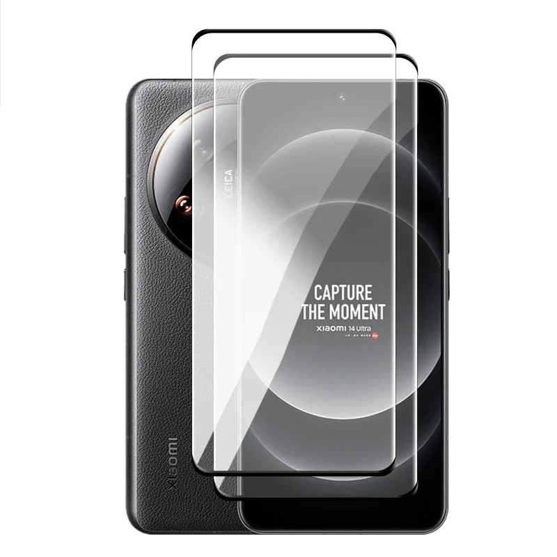 For Xiaomi 14 Ultra 5G Glass Full Cover 3D Curved Screen Protector Xiaomi 13 14 Ultra Tempered Glass For Xiaomi 14 Ultra Film