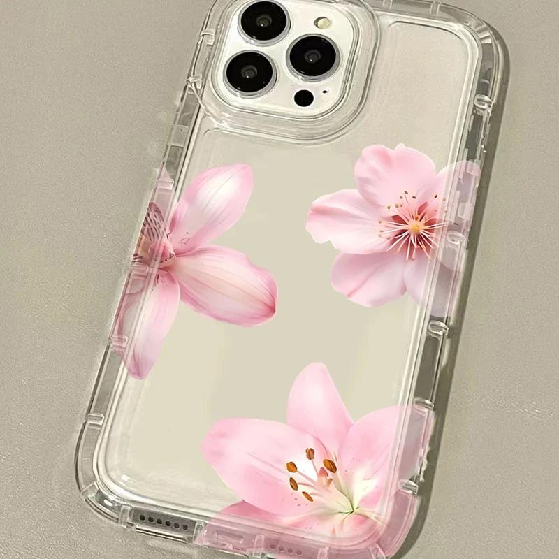 Pretty Pink Sakura Flower Case For Xiaomi 12T 13T 14 13 12 Pro 10 11 Lite 5G NE POCO X6 X5 X4 GT X3 NFC F3 F4 F5 F6 Pro M5S Capa