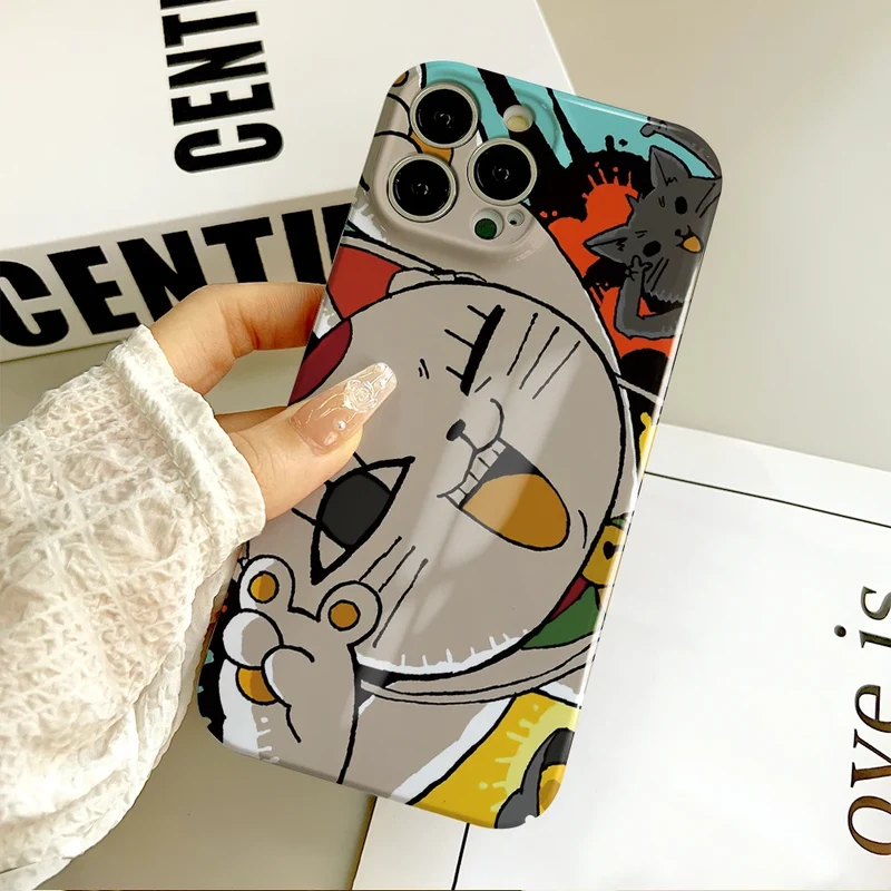 ANIME d-Dandadan t-turbo baba Granny Phone Case For IPhone 16 15 14 13 12 11 Plus Pro Max Mini Glossy HD Hard Cover Film Shell