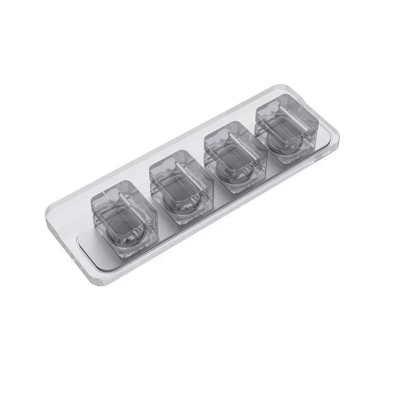 Magnetic Cable Clips Cable Smooth Adjustable Cord Holder Under Desk Cable Management & Pad Wire Keeper Cable Organizer Holder