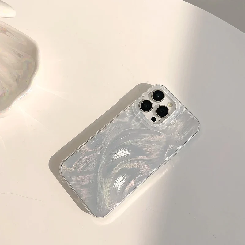Exquisite Silicone Case for iPhone 16 Pro Case iPhone 17 13 15 14 12 11 Pro Max Plus All-inclusive Girl Fashion Phone Case Cover