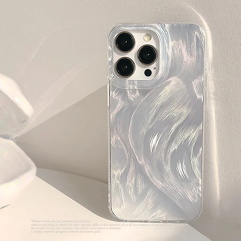 Exquisite Silicone Case for iPhone 16 Pro Case iPhone 17 13 15 14 12 11 Pro Max Plus All-inclusive Girl Fashion Phone Case Cover
