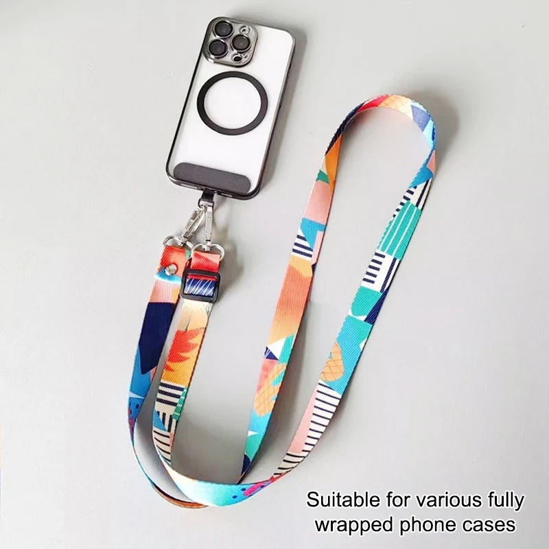 Universal Mobile Phone Lanyard, Adjustable, Neck & Crossbody Strap, Includes Anti-Loss Cable & Case Key Gasket