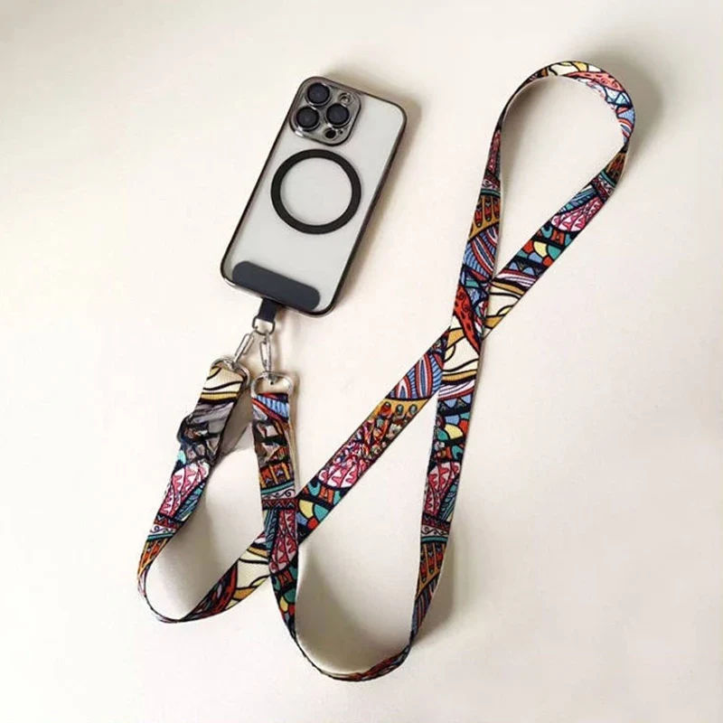 Universal Mobile Phone Lanyard, Adjustable, Neck & Crossbody Strap, Includes Anti-Loss Cable & Case Key Gasket