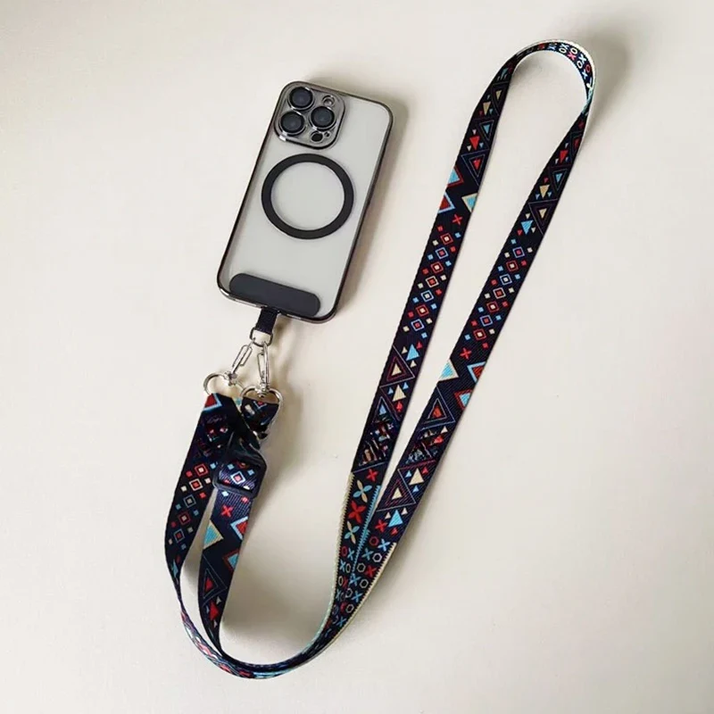 Universal Mobile Phone Lanyard, Adjustable, Neck & Crossbody Strap, Includes Anti-Loss Cable & Case Key Gasket