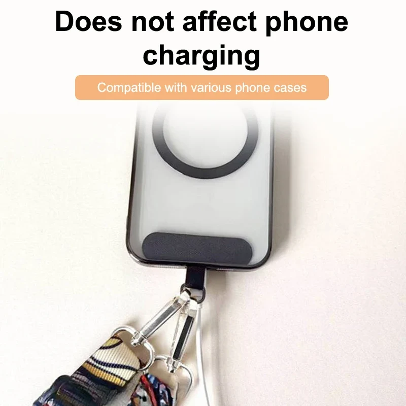 Universal Mobile Phone Lanyard, Adjustable, Neck & Crossbody Strap, Includes Anti-Loss Cable & Case Key Gasket