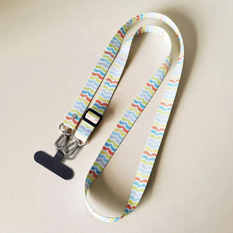 Universal Mobile Phone Lanyard, Adjustable, Neck & Crossbody Strap, Includes Anti-Loss Cable & Case Key Gasket