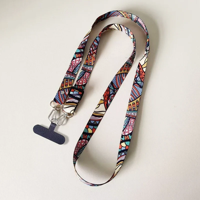 Universal Mobile Phone Lanyard, Adjustable, Neck & Crossbody Strap, Includes Anti-Loss Cable & Case Key Gasket