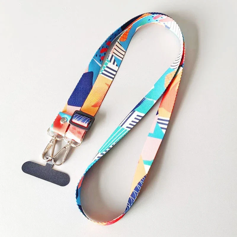 Universal Mobile Phone Lanyard, Adjustable, Neck & Crossbody Strap, Includes Anti-Loss Cable & Case Key Gasket