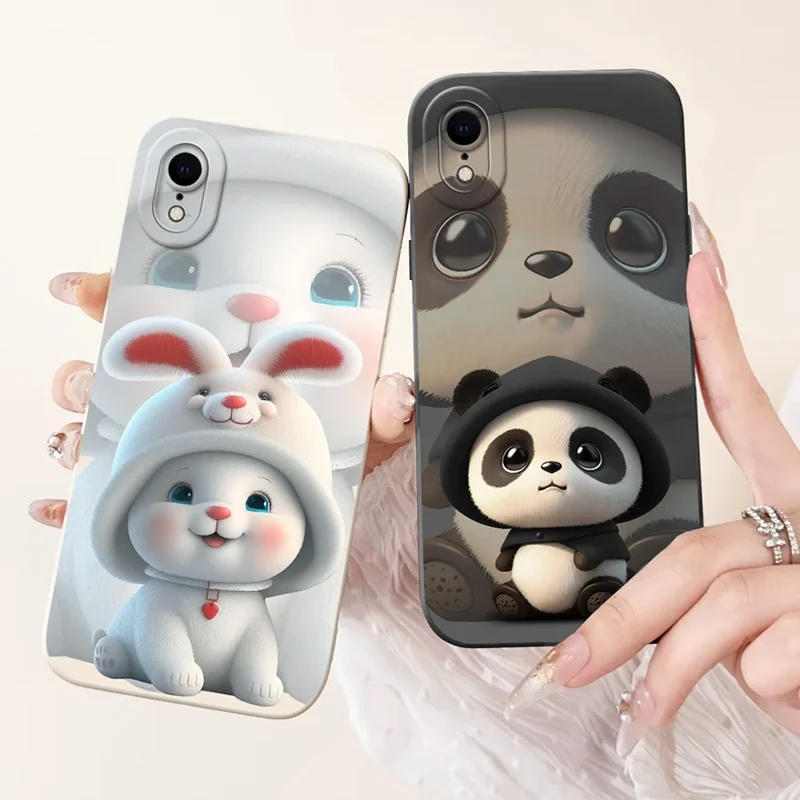 For iPhone X XR XS SE 2020 Case iPhoneX Liquid Soft Silicone Case For iPhone x s XR Back Cover For iphone se 2020 Phone Bumper