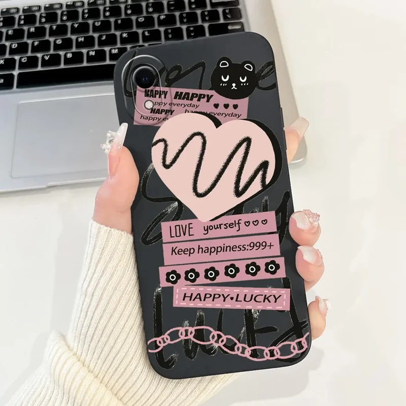 For iPhone X XR XS SE 2020 Case iPhoneX Liquid Soft Silicone Case For iPhone x s XR Back Cover For iphone se 2020 Phone Bumper
