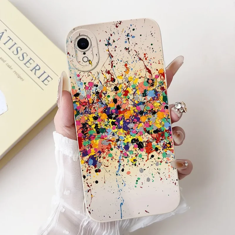 For iPhone X XR XS SE 2020 Case iPhoneX Liquid Soft Silicone Case For iPhone x s XR Back Cover For iphone se 2020 Phone Bumper