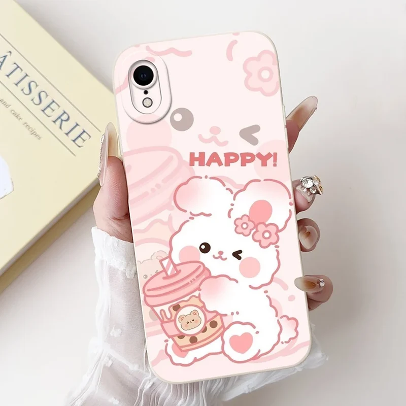 For iPhone X XR XS SE 2020 Case iPhoneX Liquid Soft Silicone Case For iPhone x s XR Back Cover For iphone se 2020 Phone Bumper