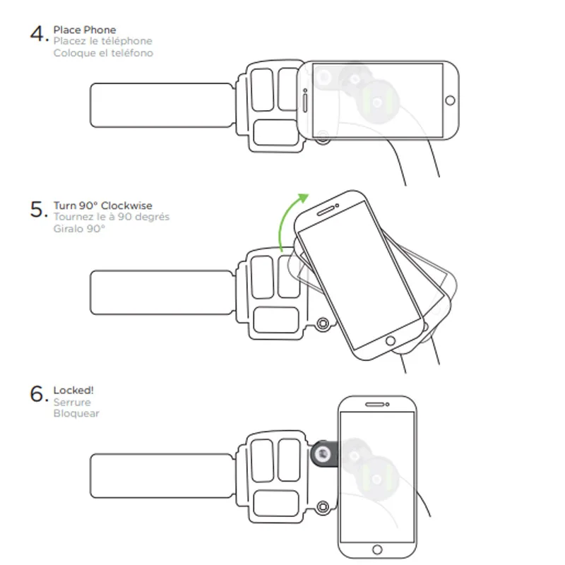 Phone Holder Stem Triple Tree Fork Mount Clamp Mobile Phone Stand Motorcycle Mirror Navigation Phone Support Handlebar Bracket
