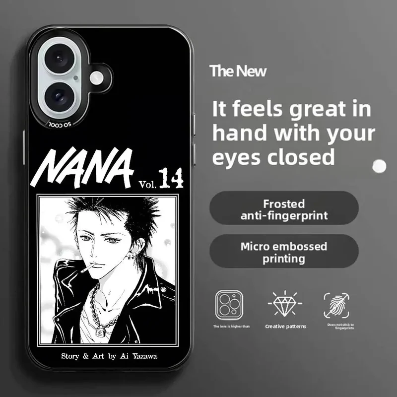 Anime Nana Osaki Phone Case Color-changing Transparent IPhone 11-16 Anti-fall TPU Case, Slim Fit.
