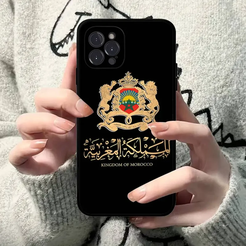 Maroc M-Morocco Flag For IPhone 17 16 15 14 13 12 11 Pro Max 13 17Air Shockproof Soft Phone Cases Coque