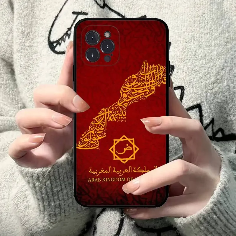 Maroc M-Morocco Flag For IPhone 17 16 15 14 13 12 11 Pro Max 13 17Air Shockproof Soft Phone Cases Coque