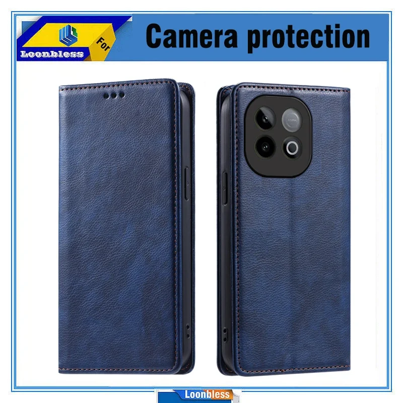Phone Holster For Vivo IQOO Z10 Turbo Pro Case Etui IQOO Z10 Turbo Cover Wallet Flip Leather IQOO Case 5G Z10 Turbo+ Turbo Plus