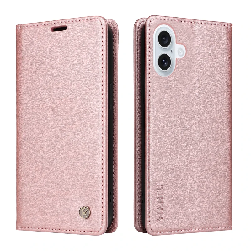 Magnetic Leather Wallet Flip Case for iPhone 17 Air 16e 16 15 14 13 12 11 Pro XS Max 8 7 Plus | Ultra Silm Design | Premium Case