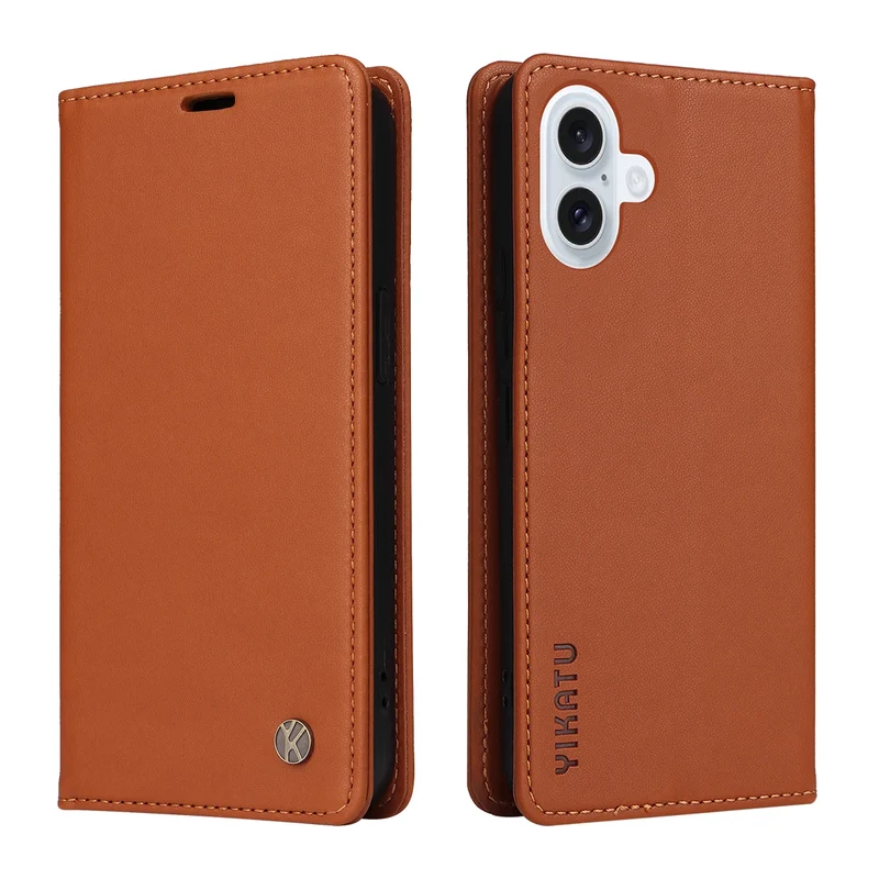 Magnetic Leather Wallet Flip Case for iPhone 17 Air 16e 16 15 14 13 12 11 Pro XS Max 8 7 Plus | Ultra Silm Design | Premium Case