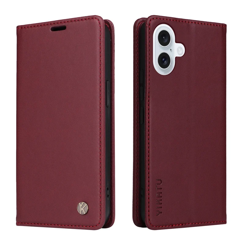 Magnetic Leather Wallet Flip Case for iPhone 17 Air 16e 16 15 14 13 12 11 Pro XS Max 8 7 Plus | Ultra Silm Design | Premium Case