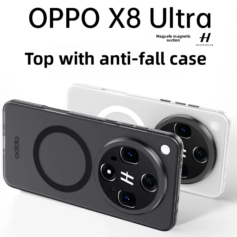 For OPPO Find X8 Ultra Pro Case Luxury Skin Feel Matte Magsafe Magnet Phone Cover For OPPO Find X 8 X8Pro Shockproof Bumper