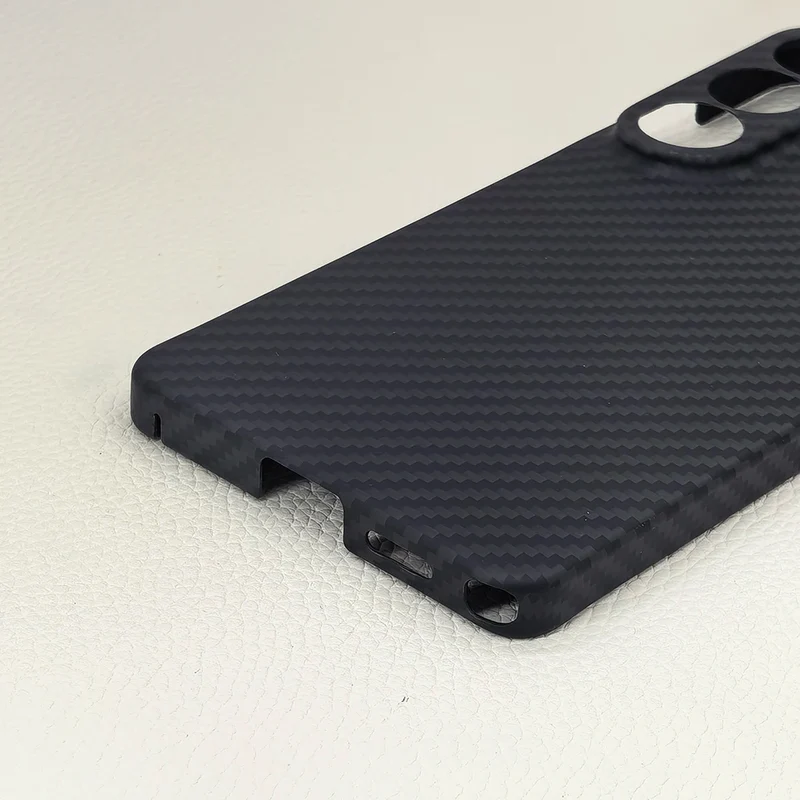 Ultra-Thin Kevlar Pure Carbon Fiber Phone Case For Samsung Galaxy S23 S24 26 Ultra Plus Commercial Aramid Fiber Shockproof Cover