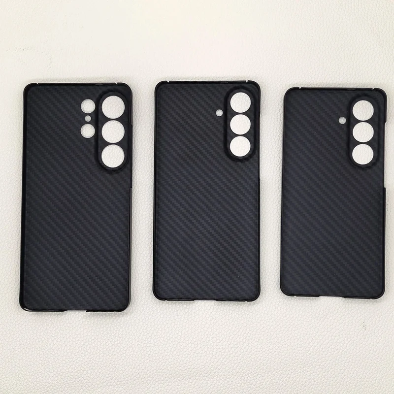 Ultra-Thin Kevlar Pure Carbon Fiber Phone Case For Samsung Galaxy S23 S24 26 Ultra Plus Commercial Aramid Fiber Shockproof Cover