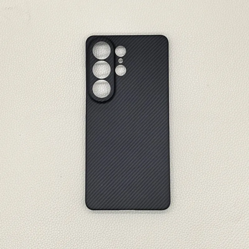 Ultra-Thin Kevlar Pure Carbon Fiber Phone Case For Samsung Galaxy S23 S24 26 Ultra Plus Commercial Aramid Fiber Shockproof Cover