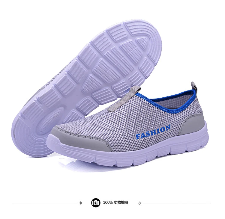 New Summer Mesh Men's Shoes Breathable Mesh Casual Sports Women's Shoes Korean Style Couple Shoes Mesh Shoes Men's Running Shoes